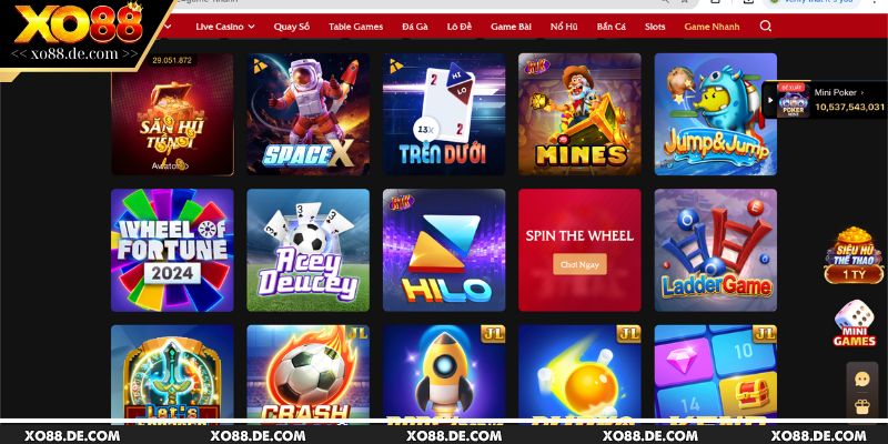 Điểm qua hệ thống điểm mạnh của sảnh cược game nhanh của nhà cái