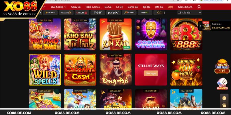 Lý giải sức hút của game bài slots XO88 đến từ đâu?